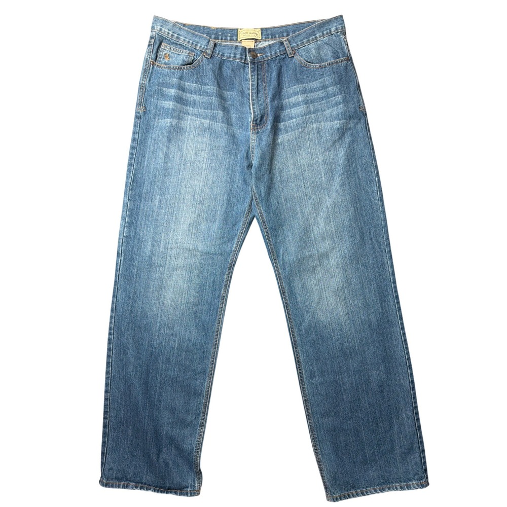 Cody James Jeans Mens 40/34 Riding Jean Blue Straight Medium Wash Denim